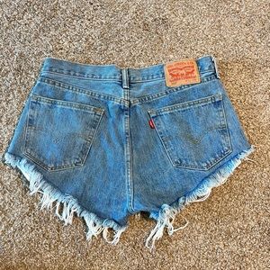 Levi’s 505 reworked denim Shorts 33”